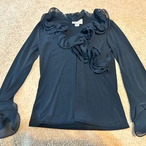 Large black Carrie allen top